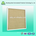 Filtro de aire de panel de eficiencia primaria de alta temperatura con filtro de aramida